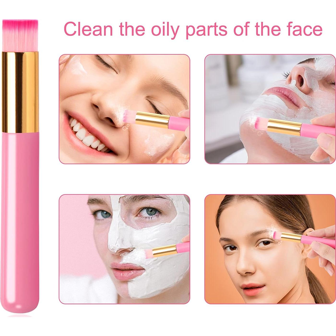 5 Cepillos de Limpieza para Pestañas Dming - Rosa