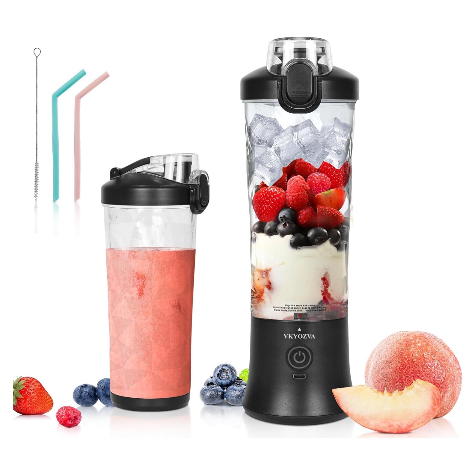 Batidora Mini Portátil VKYOZVA 600ml Inalámbrica USB-C