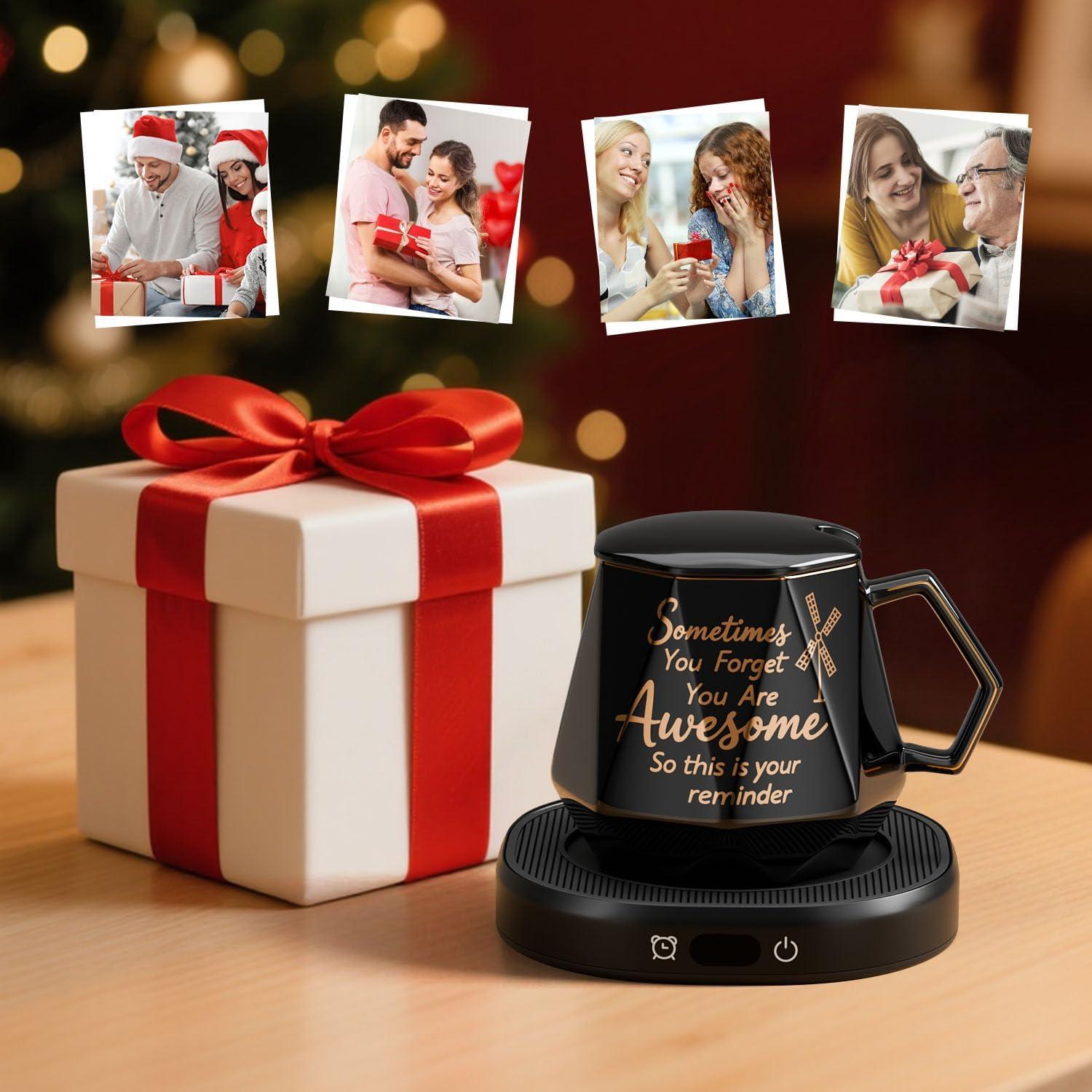 Calentador de Tazas Eléctrico Bsigo con Taza Cerámica 414ml