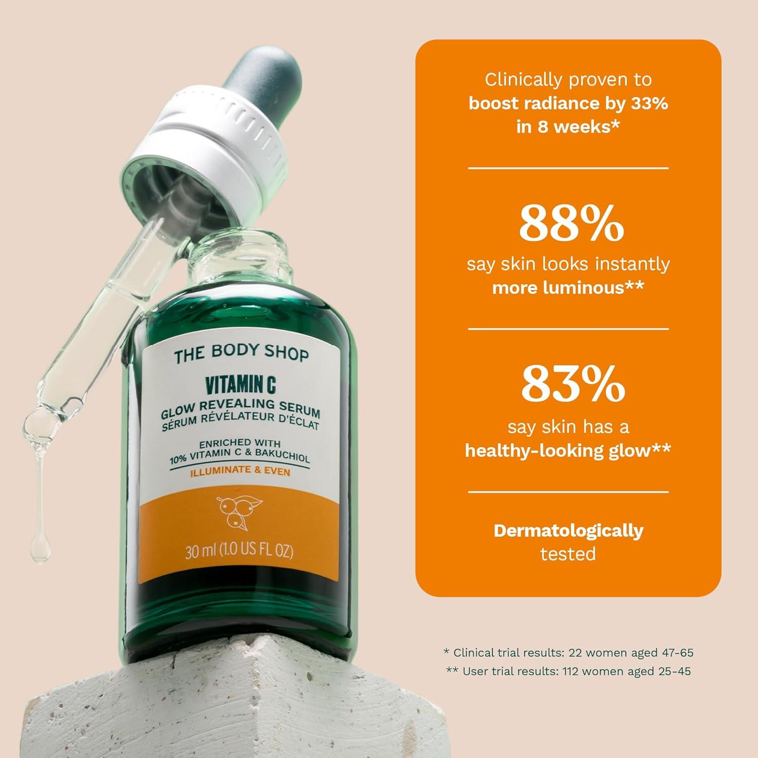 Suero Revelador de Brillo The Body Shop 30ml - Vitamina C Vegano