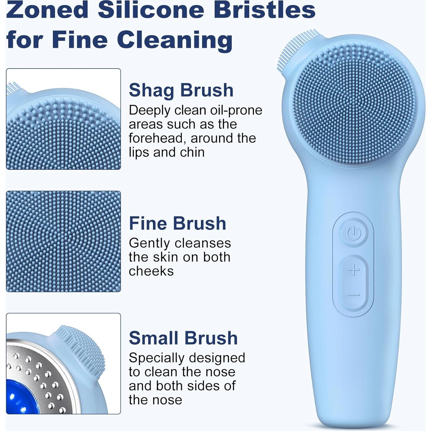 Cepillo Facial Eléctrico Urbuti FC23922 Silicona Impermeable