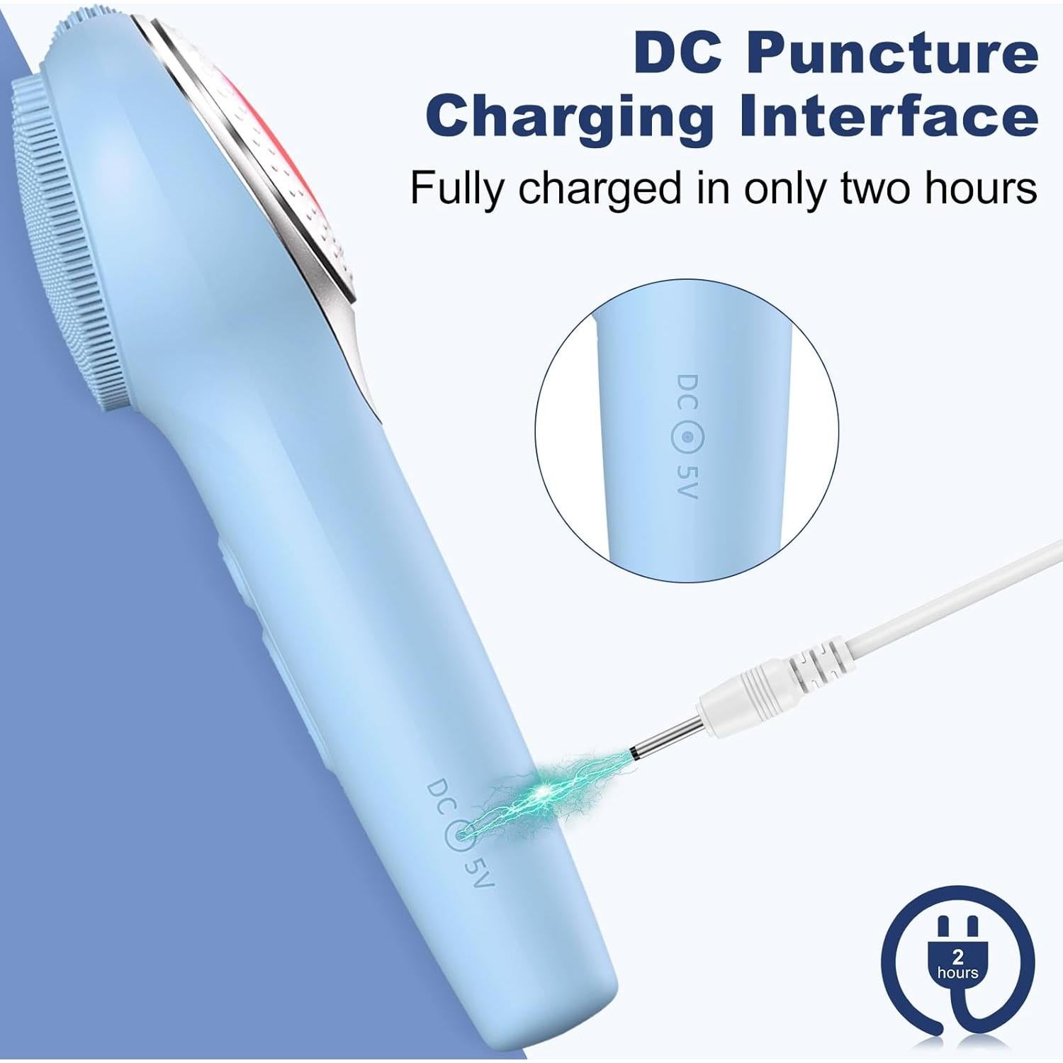 Cepillo Facial Eléctrico Urbuti FC23922 Silicona Impermeable