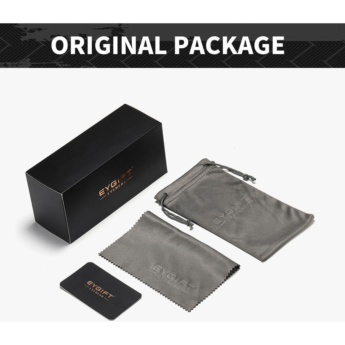 Gafas de Sol Polarizadas EYGIFT UV400 Unisex 2 Piezas