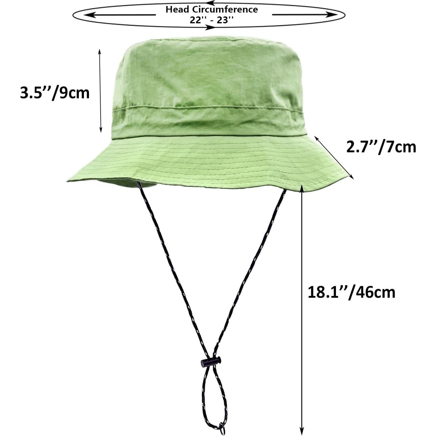 Sombrero de Lluvia Impermeable Woogwin Plegable UV 53-58 cm