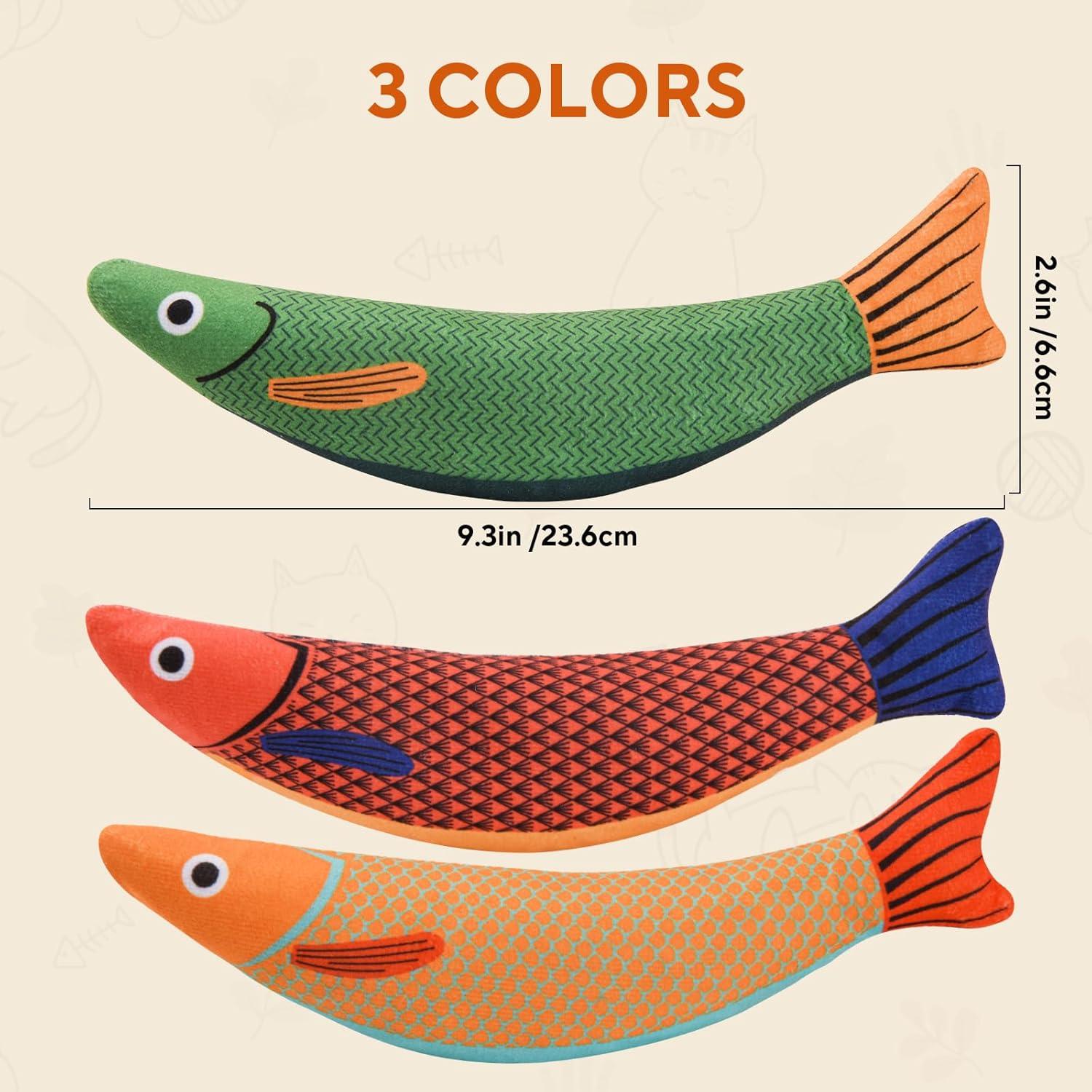 Juguetes para Gatos AUSCAT con Hierba Gatera - 3 Piezas