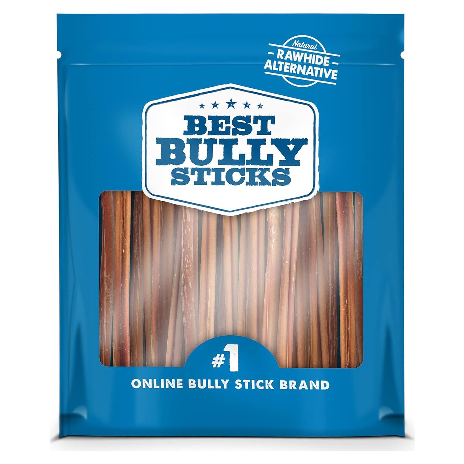 Palos de Bully Naturales para Perros 15 cm - 24 Unidades