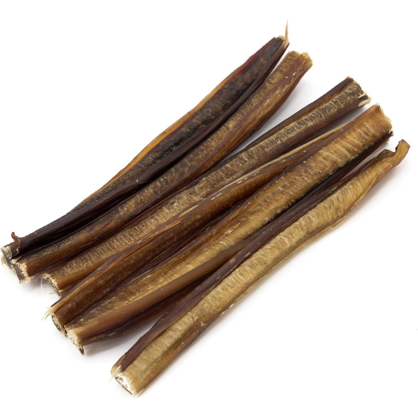 Palos de Bully Naturales para Perros 15 cm - 24 Unidades