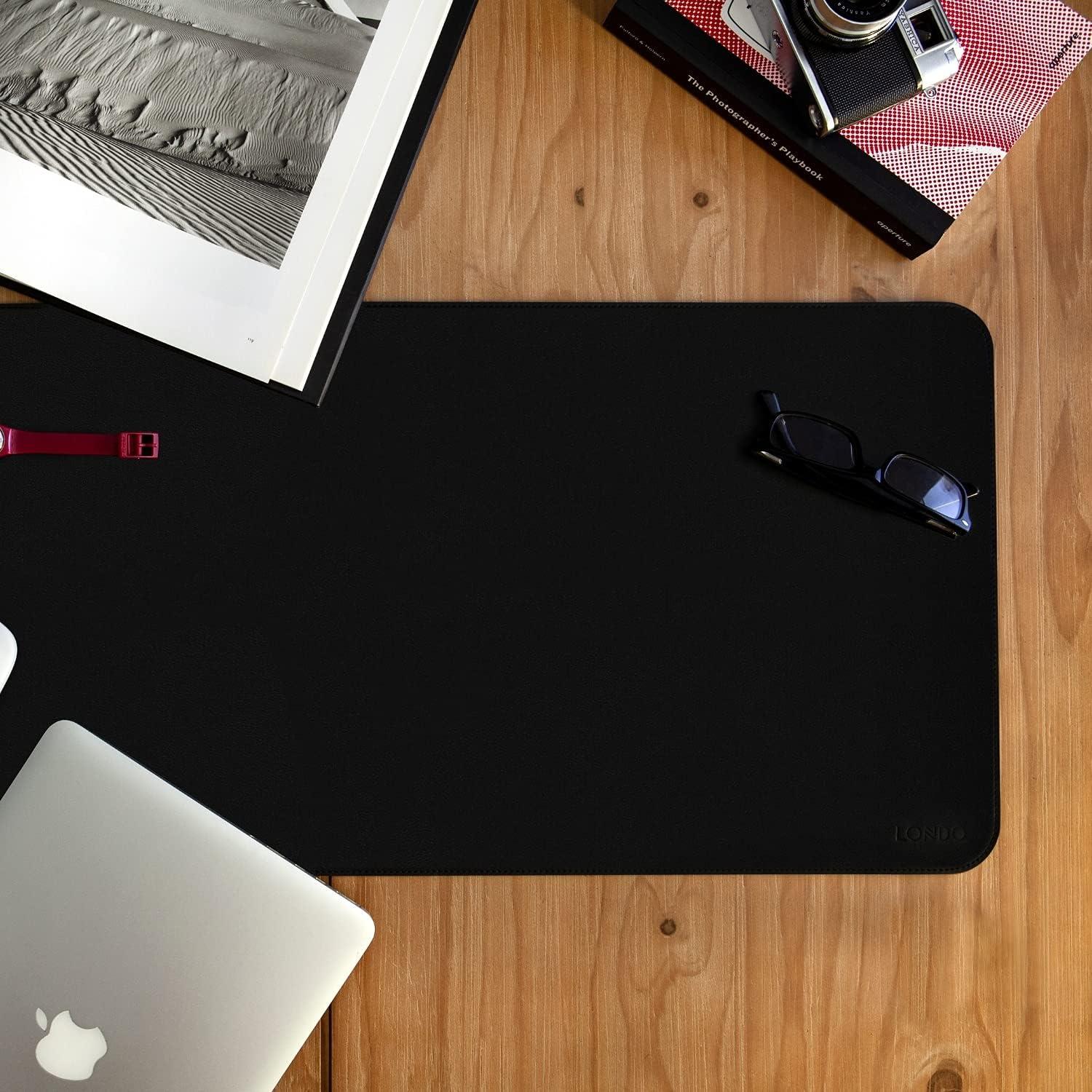 Alfombrilla de Ratón Londo de Cuero Grande 74x33cm Antideslizante