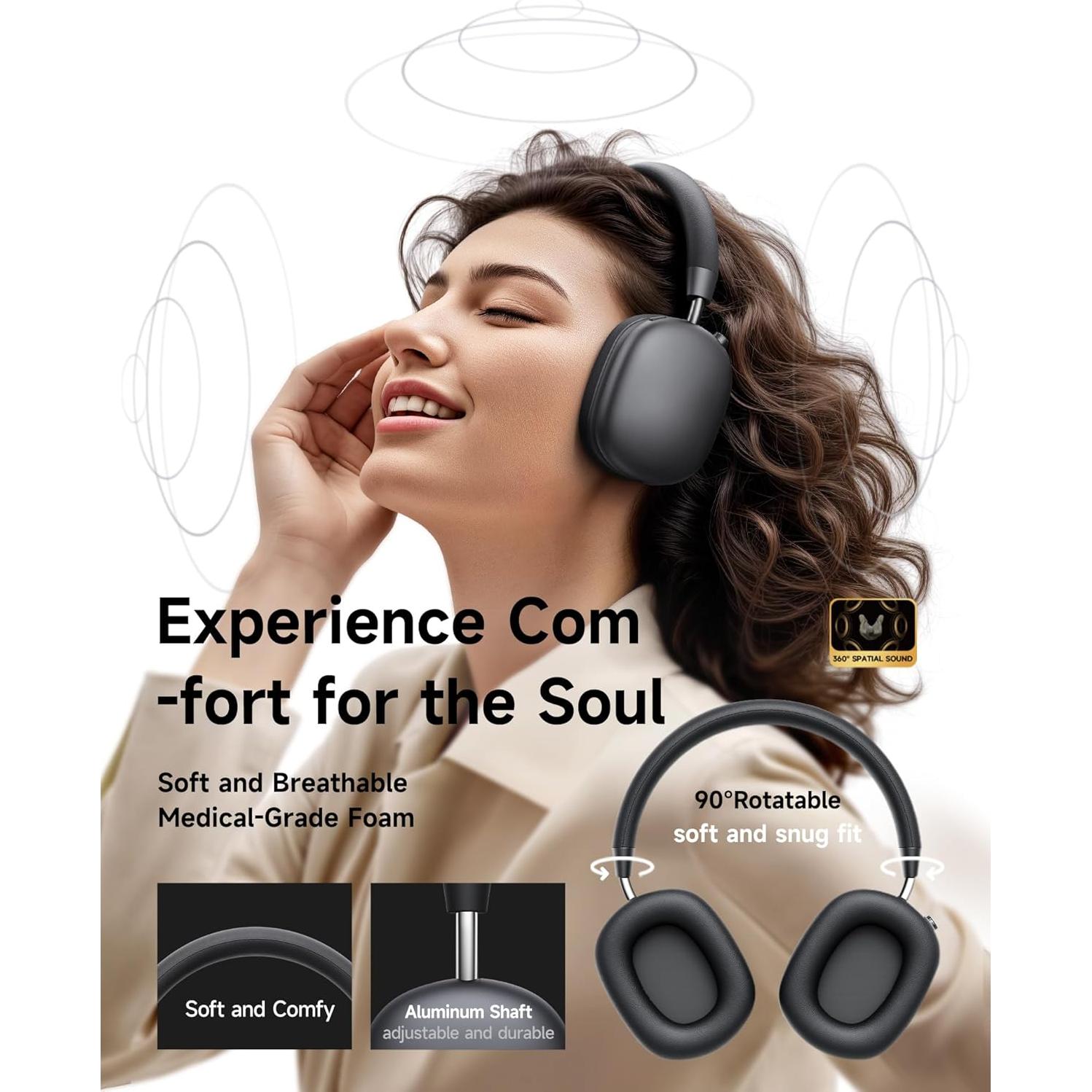 Auriculares Inalámbricos Picun F5 con ANC y 30H Reproducción