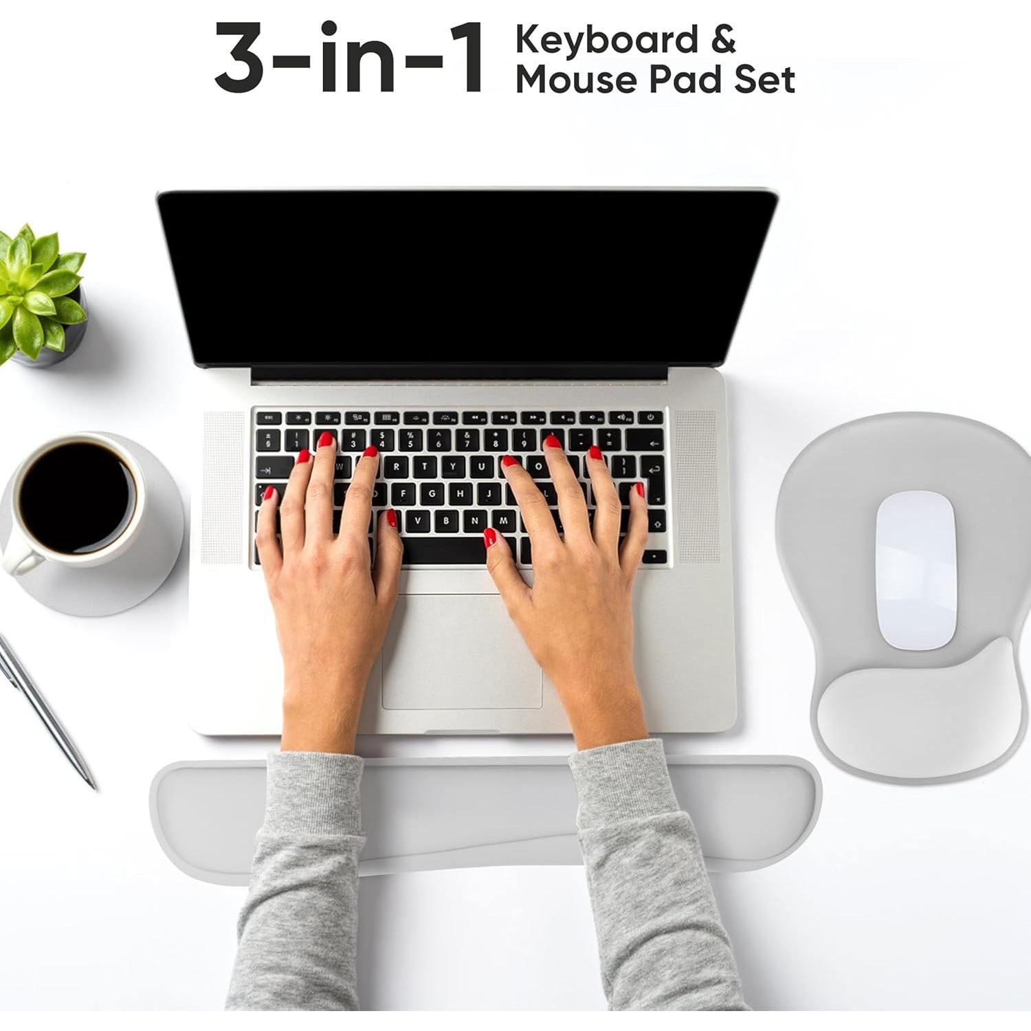 Conjunto de Soporte para Muñeca Ergonomico WINTOJO KM-31