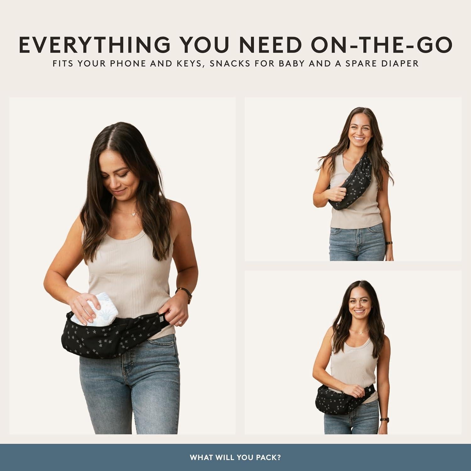 Transportador de Bebé Baby Tula Lite Ripstop Azul Acero 0.49 kg