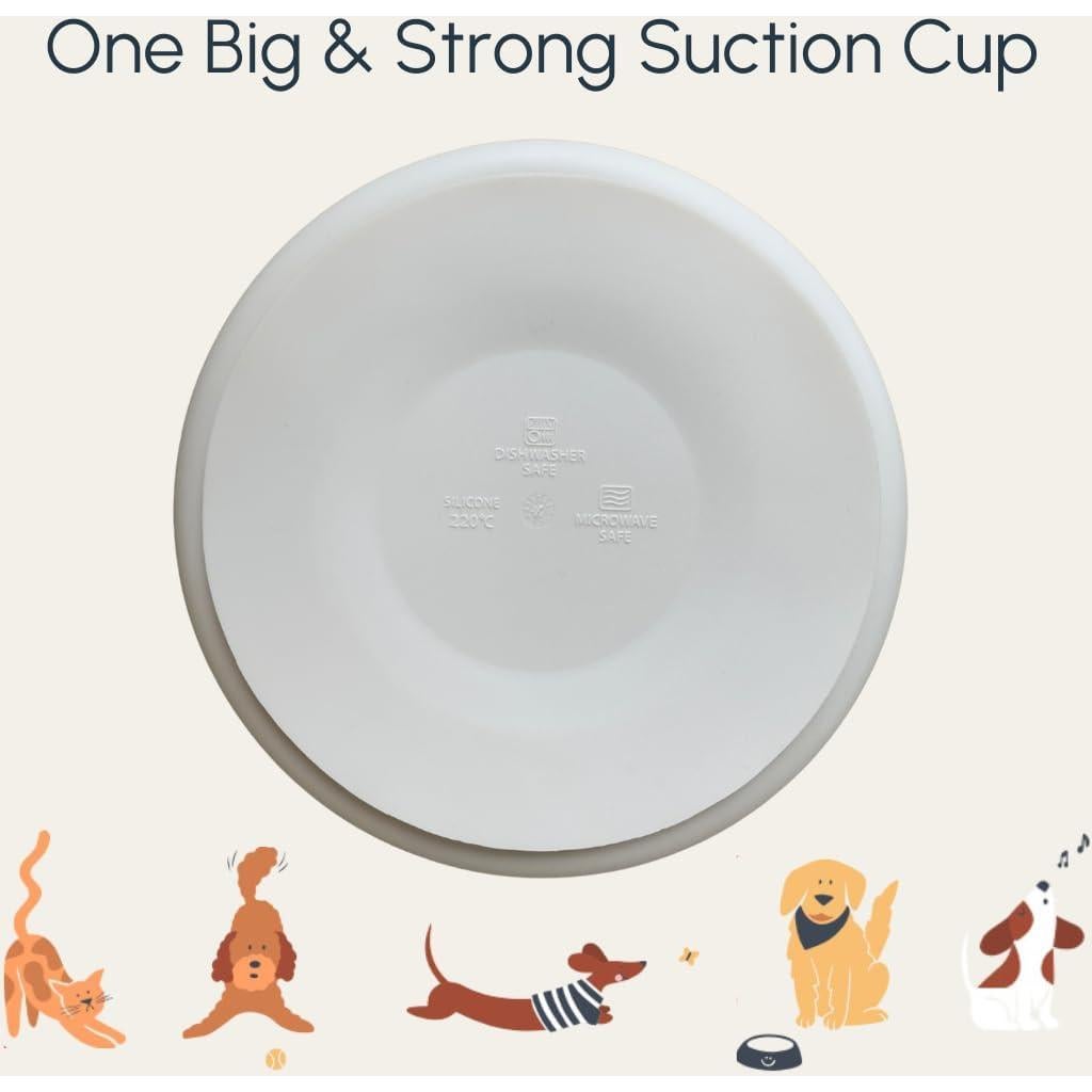 Plato de Silicona Antideslizante Studio Merveille Beige 18.4cm