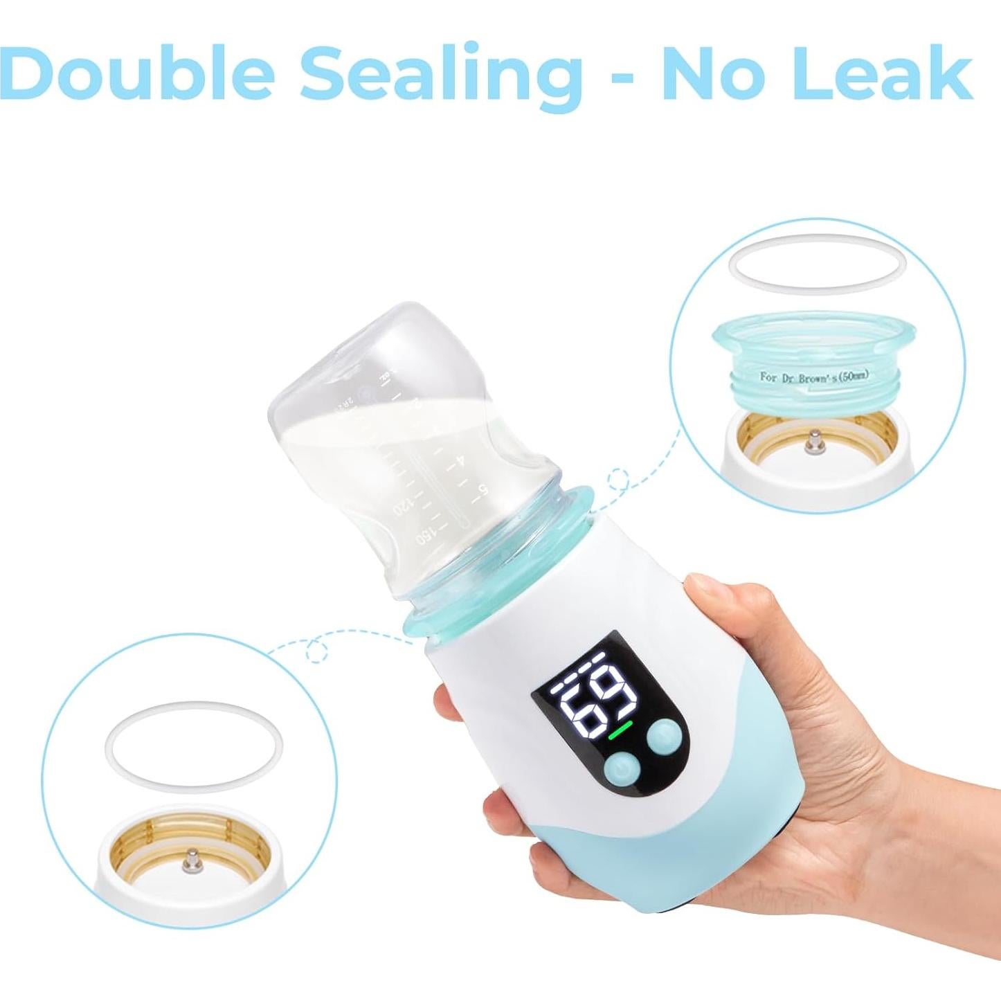 Calentador de Botellas Portátil CuddleeBaby Azul 8000mAh