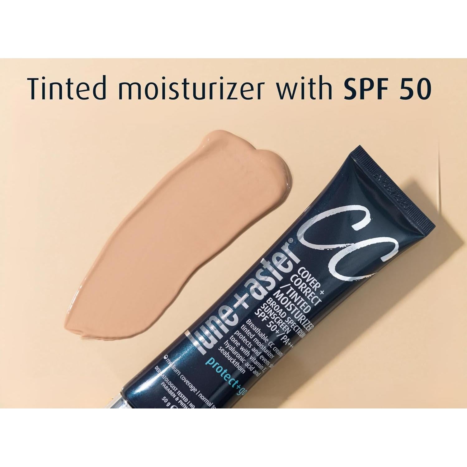 Crema CC Lune+Aster SPF 50 2.0 Justo 72.5g - Cobertura Media