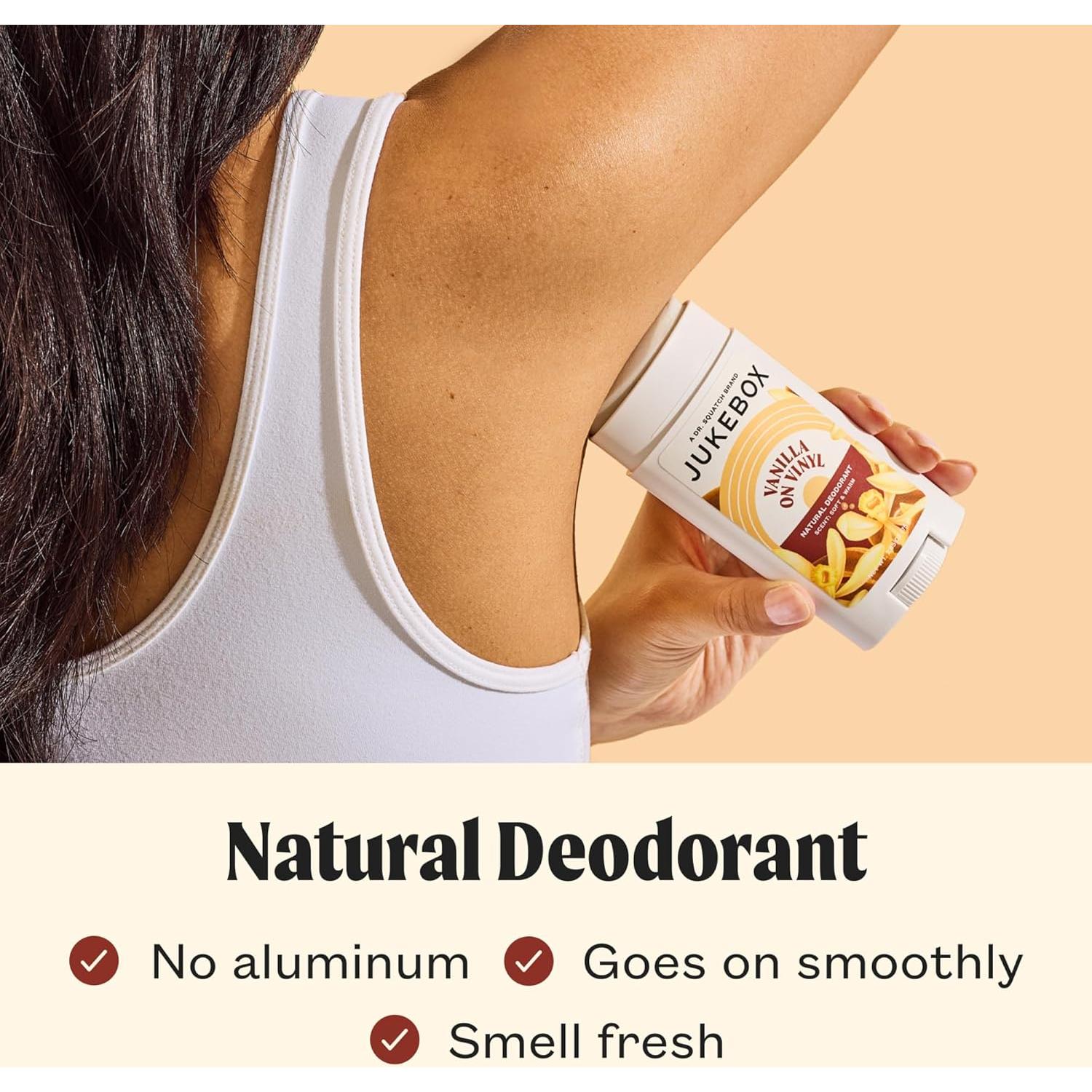 Desodorante Natural Jukebox Dr. Squatch 75g - Coco y Vainilla