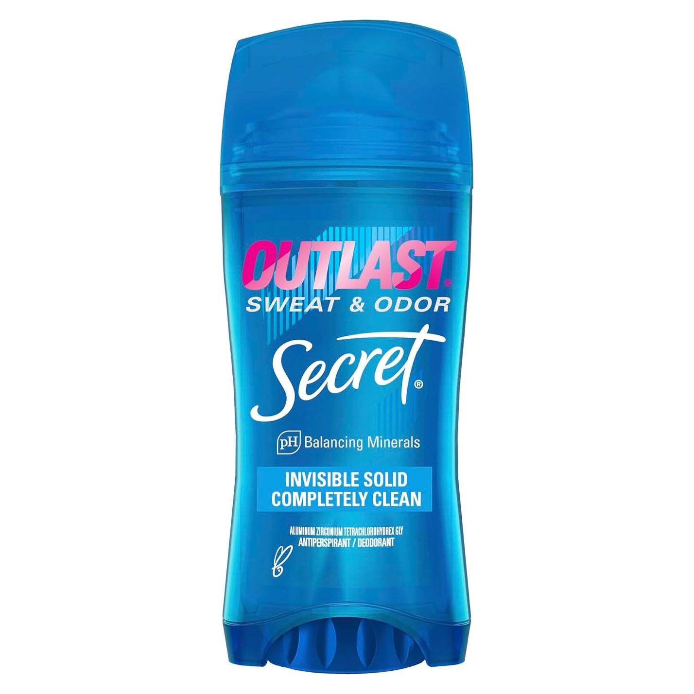 Desodorante Antitranspirante Secret Outlast 74g - Protección 72h