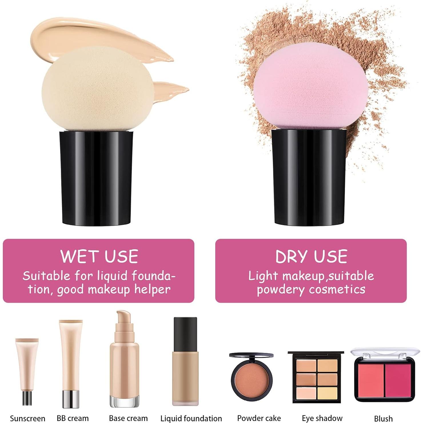 Set de 4 Esponjas de Maquillaje Sibba - Aplicadores Multicolor