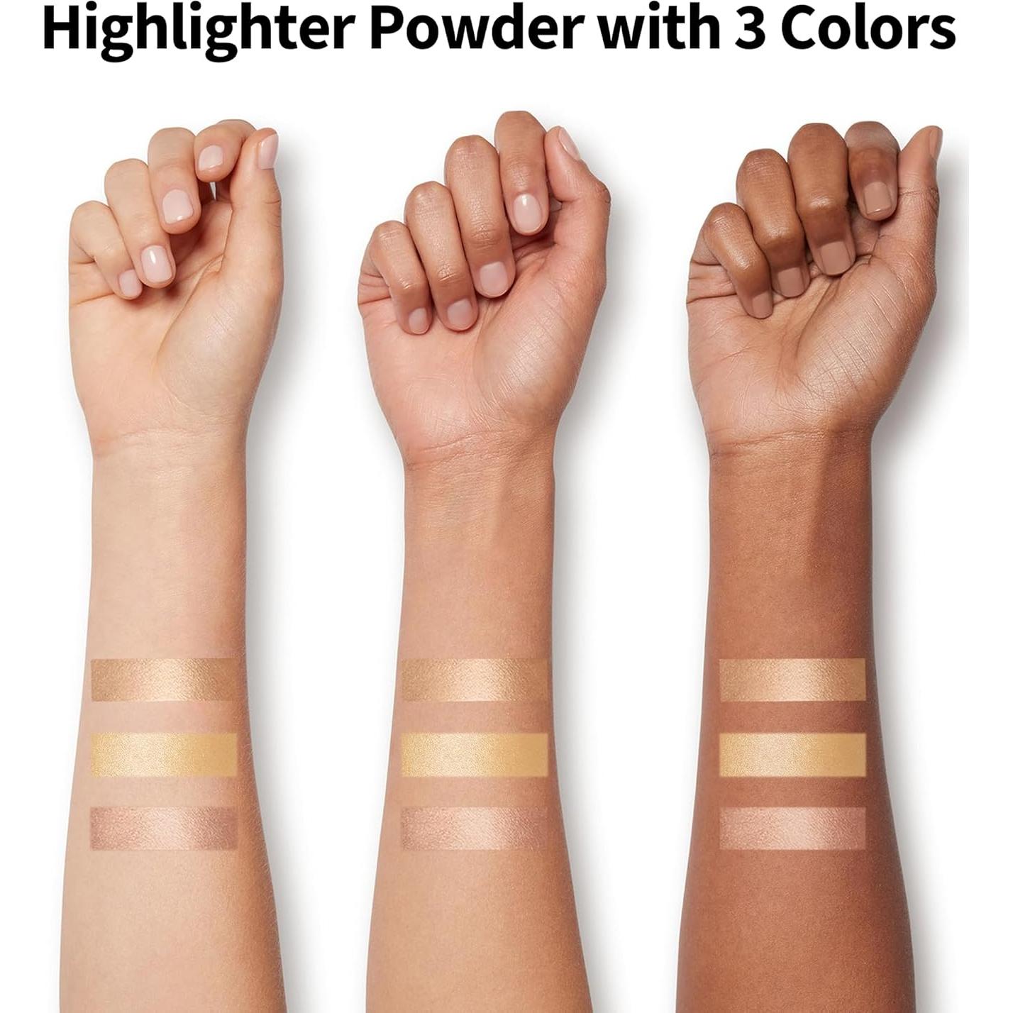 Paleta de Iluminador Multiusos FV 9.62g - Acabado Metálico