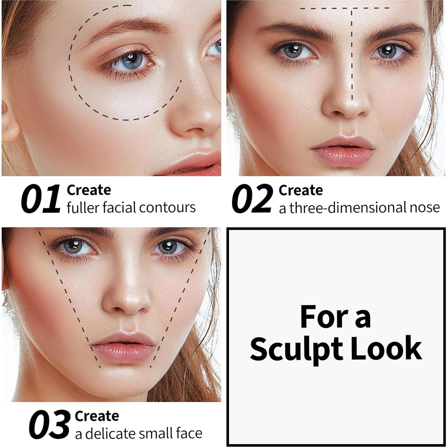 Paleta de Iluminador Multiusos FV 9.62g - Acabado Metálico