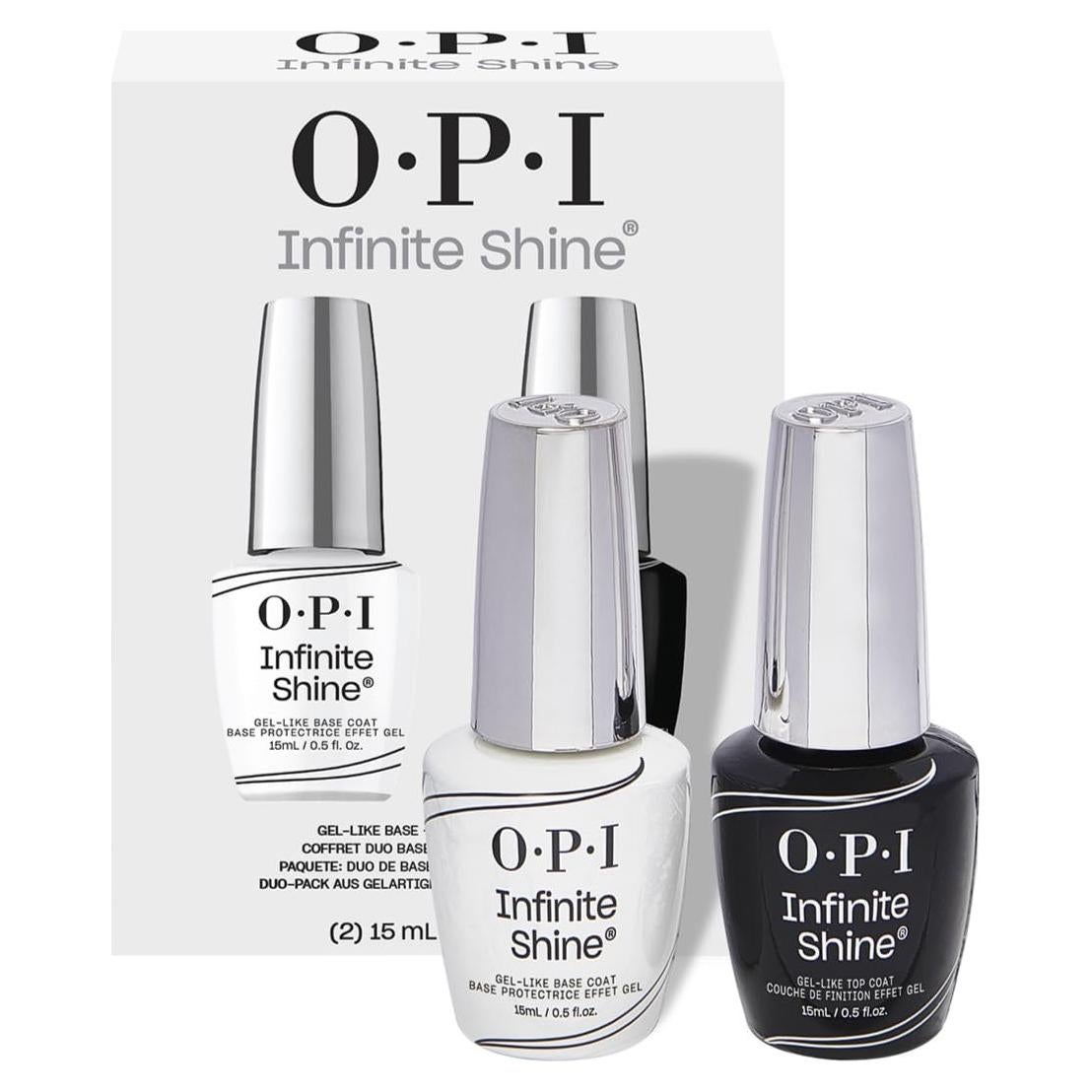 Esmalte de Uñas OPI Infinite Shine Base y Top Coat 2PC