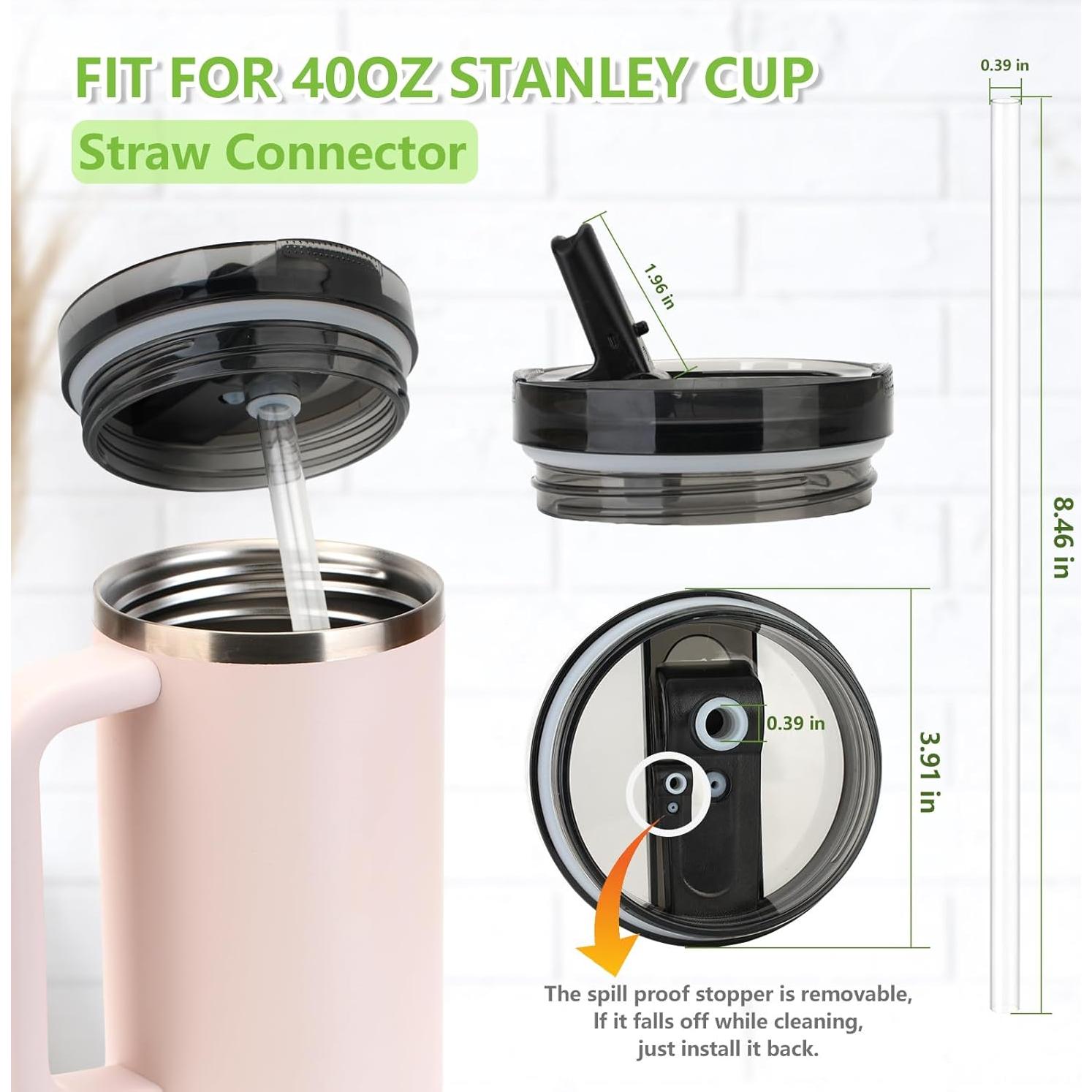 Tapa de Popote Flip Kurotel 40oz Rosa Rojo - Paquete de 2