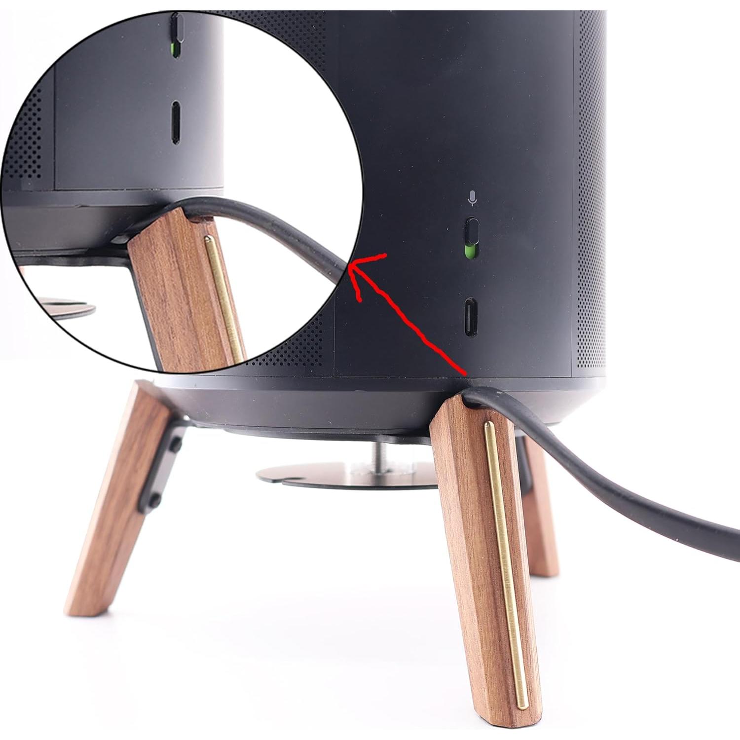 Soporte de Altavoz de Madera Alloery para Sonos Era 100, HomePod 2 y Echo 4ta Gen