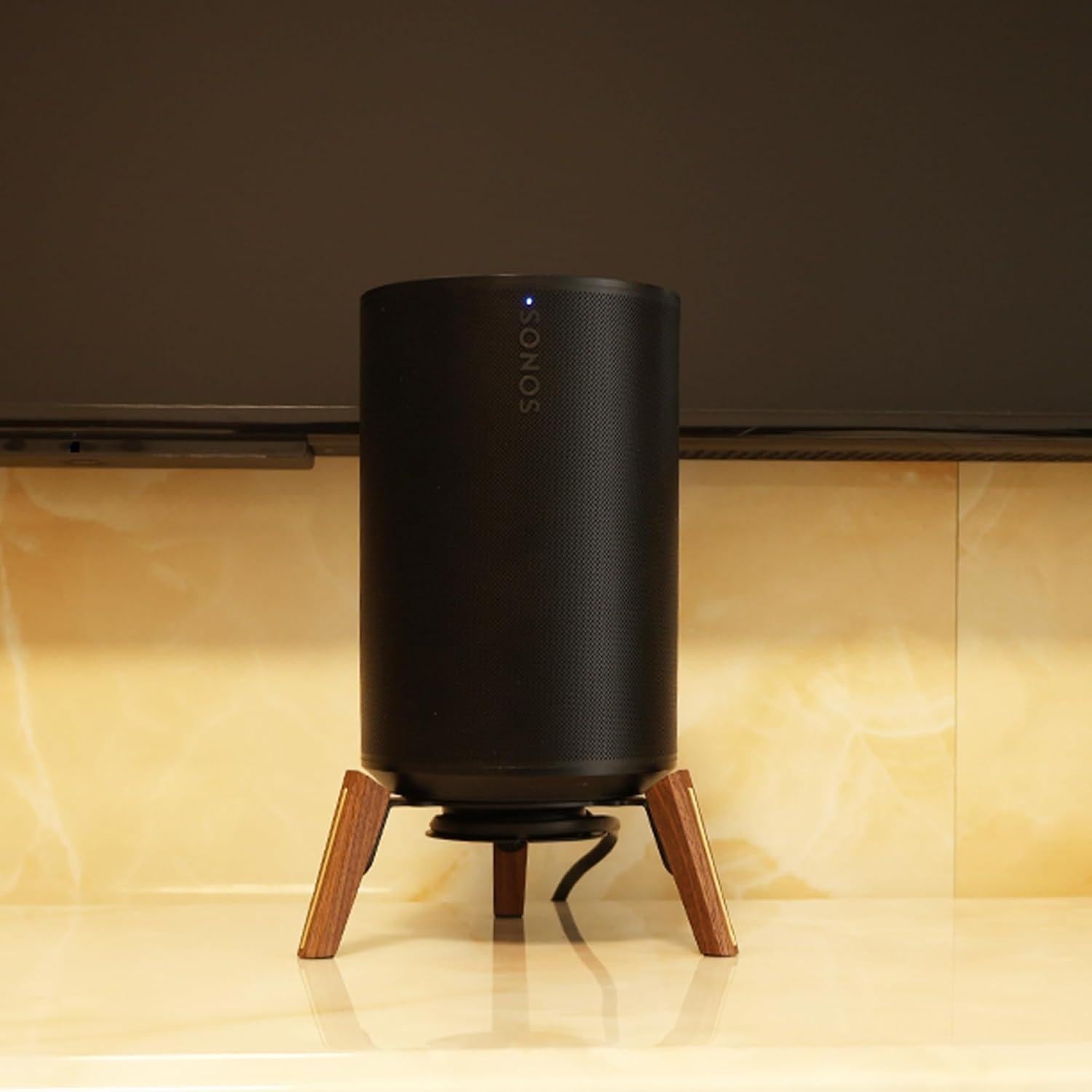 Soporte de Altavoz de Madera Alloery para Sonos Era 100, HomePod 2 y Echo 4ta Gen
