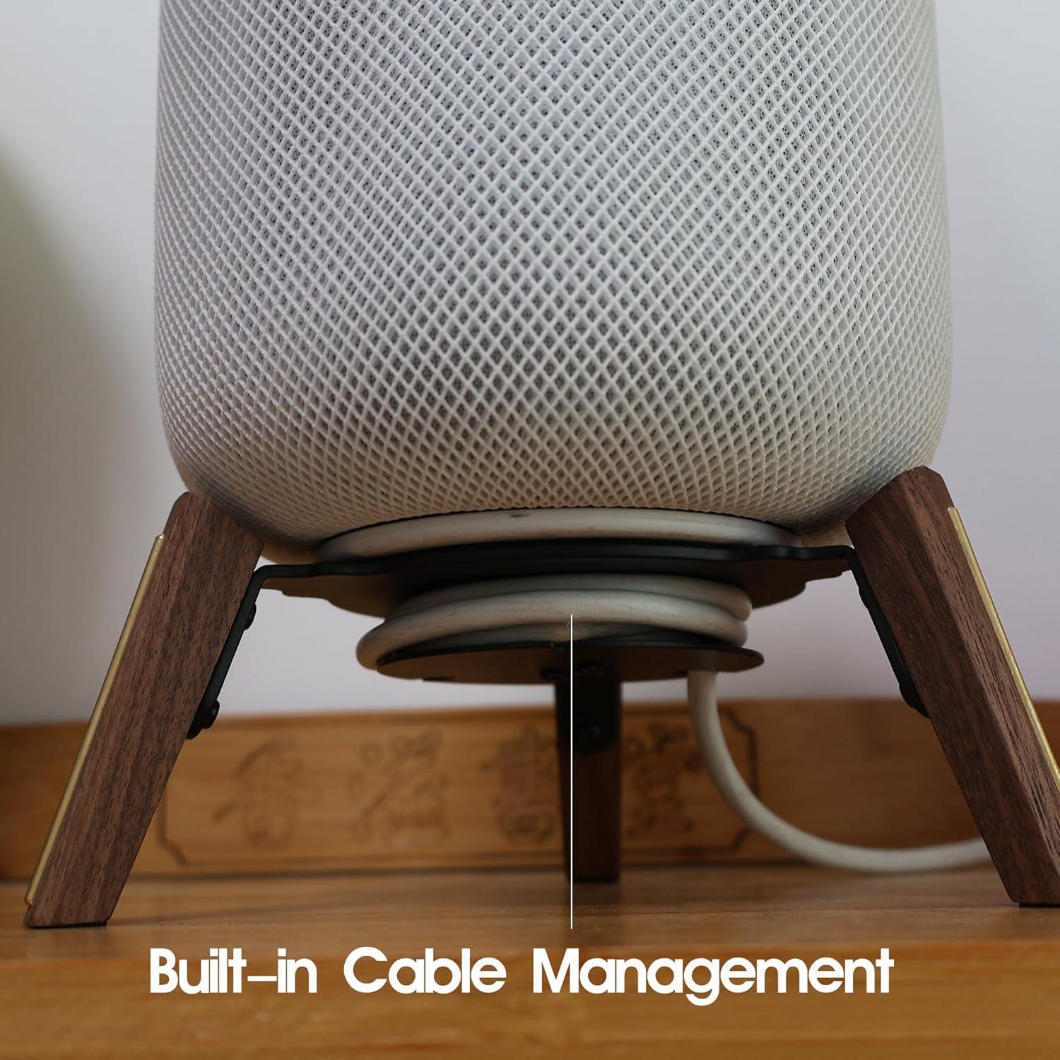 Soporte de Altavoz de Madera Alloery para Sonos Era 100, HomePod 2 y Echo 4ta Gen