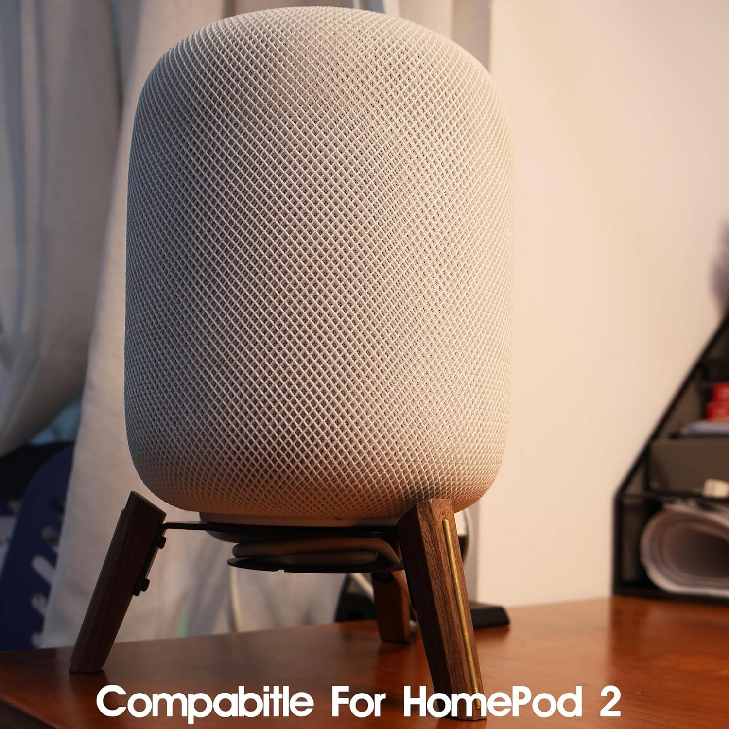 Soporte de Altavoz de Madera Alloery para Sonos Era 100, HomePod 2 y Echo 4ta Gen