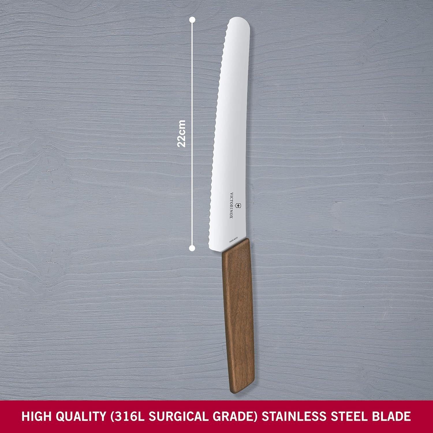 Cuchillo de Pan Serrado Victorinox Swiss Modern 22.1 cm