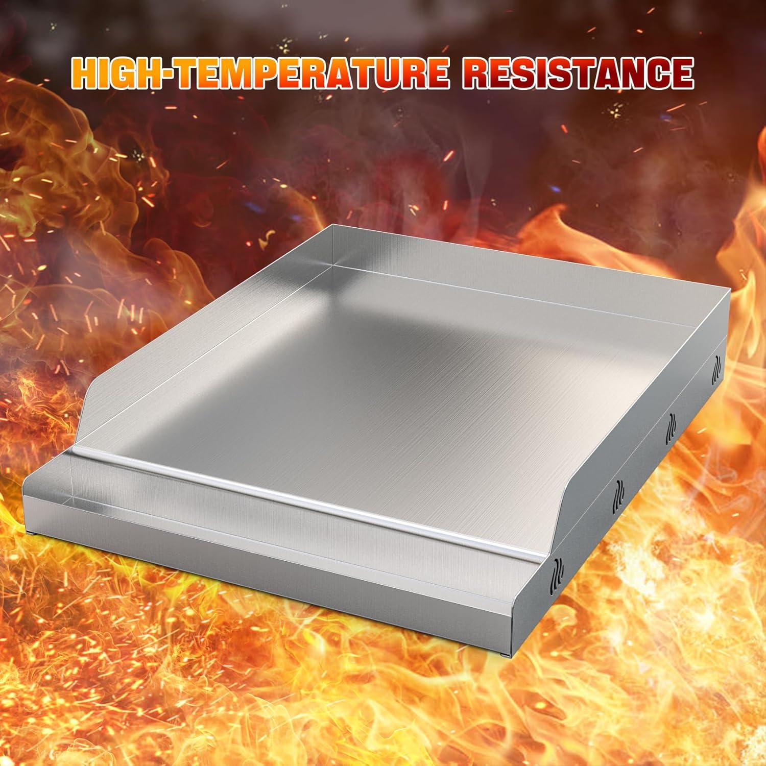 Plancha de Acero Inoxidable Onlyfire para BBQ 31.75x40.64 cm
