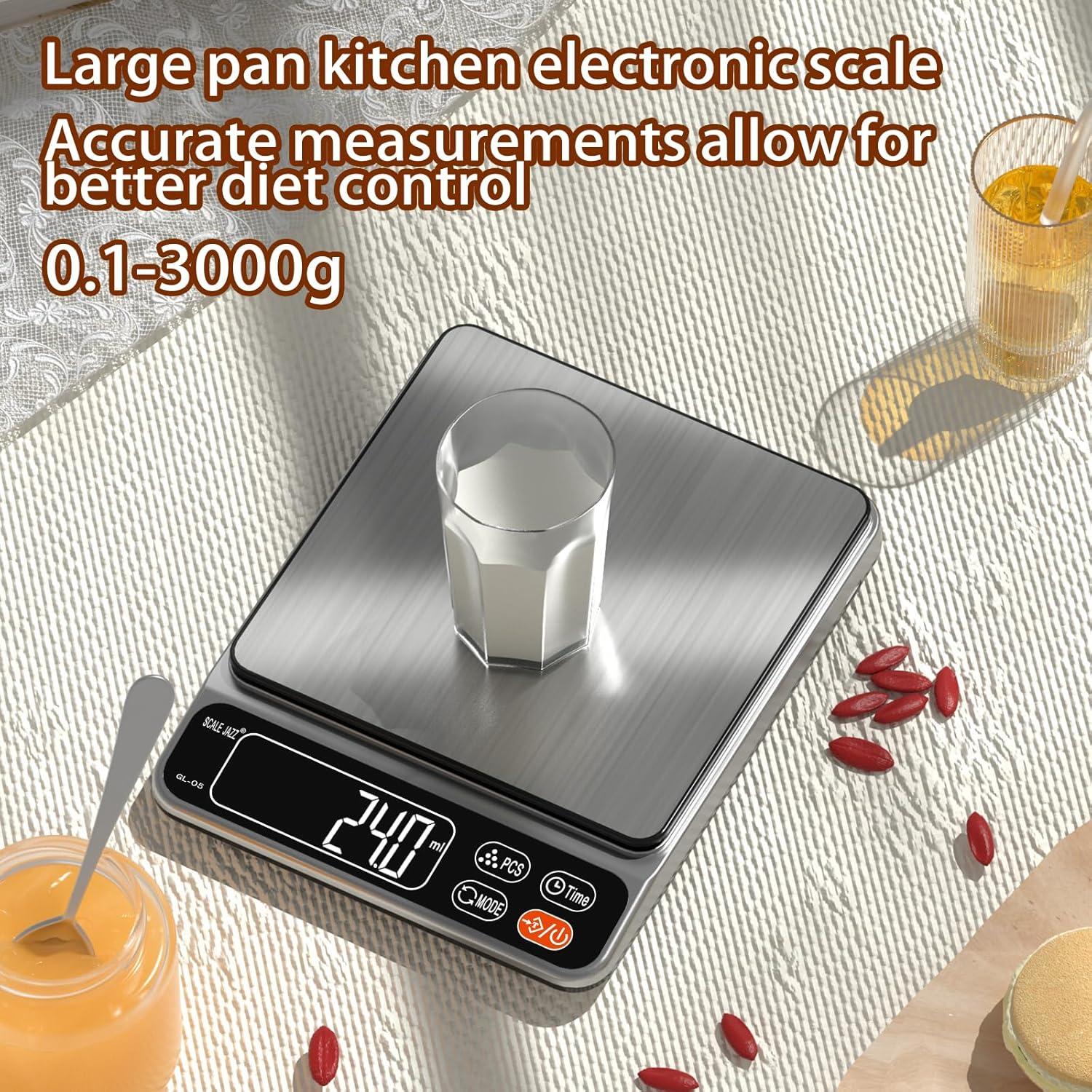 Báscula de Cocina Digital GAN LIN 5kg Alta Precisión 0.1g