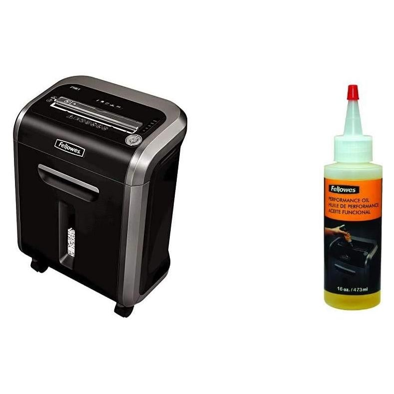 Destructora Fellowes Powershred 79Ci 16 Hojas Corte en Cruz + Aceite 473ml
