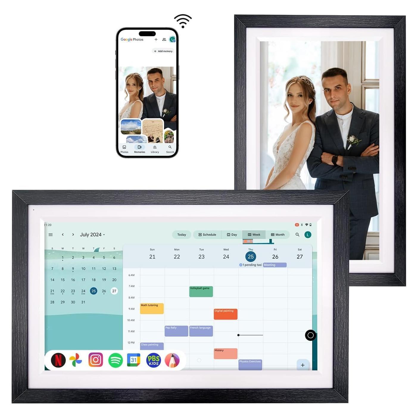 Pantalla Inteligente 15.6" Changing F16 Madera de Nuez Táctil