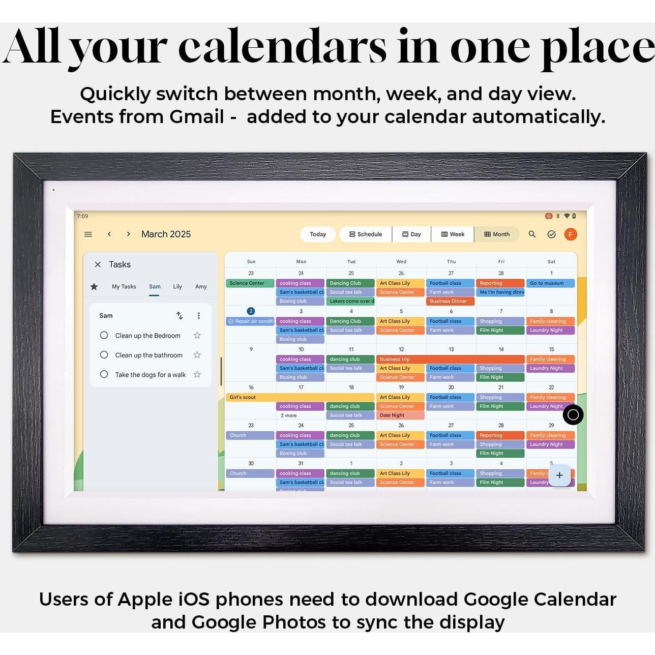 Pantalla Inteligente 15.6" Changing F16 Madera de Nuez Táctil