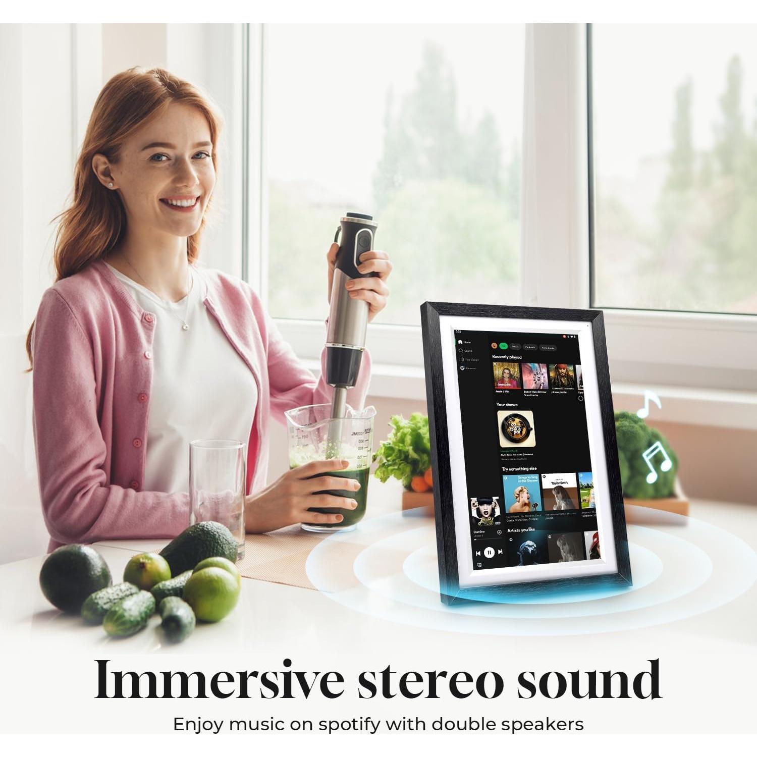 Pantalla Inteligente 15.6" Changing F16 Madera de Nuez Táctil