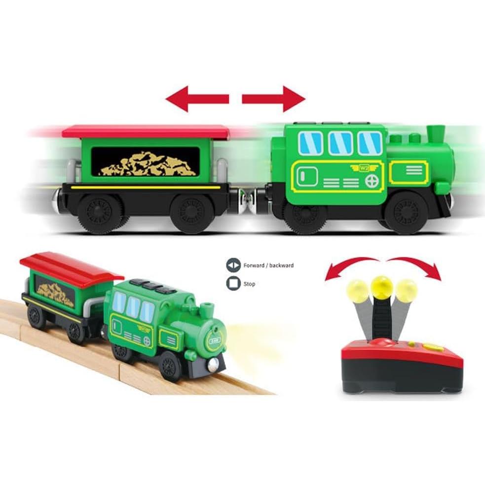 Juego de Tren Eléctrico HYPERLIVING con Control Remoto Verde