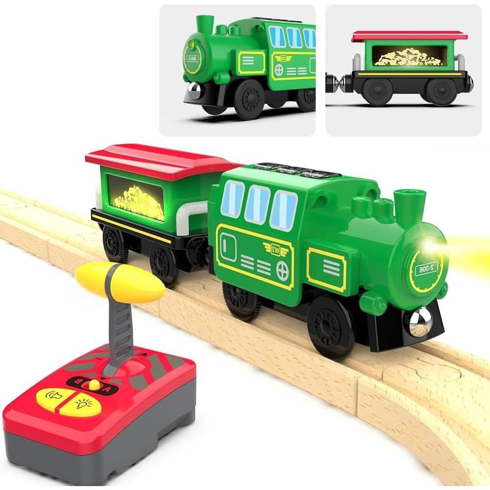 Juego de Tren Eléctrico HYPERLIVING con Control Remoto Verde