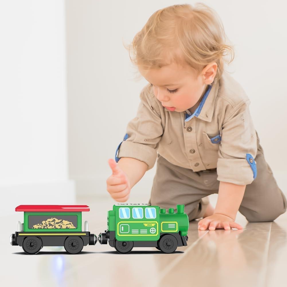 Juego de Tren Eléctrico HYPERLIVING con Control Remoto Verde