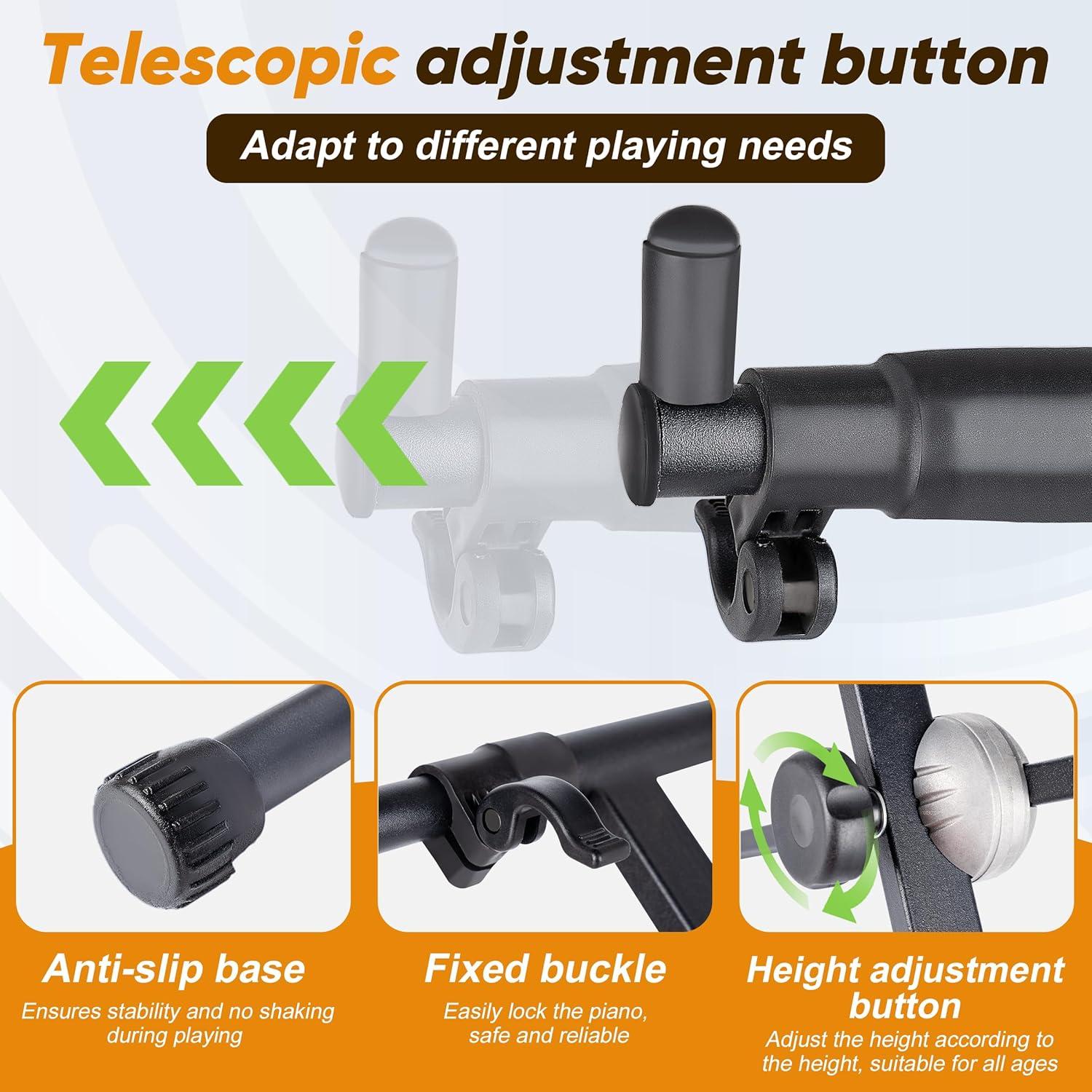 Xilófono Profesional LyricLight 32 Notas Madera con Soporte