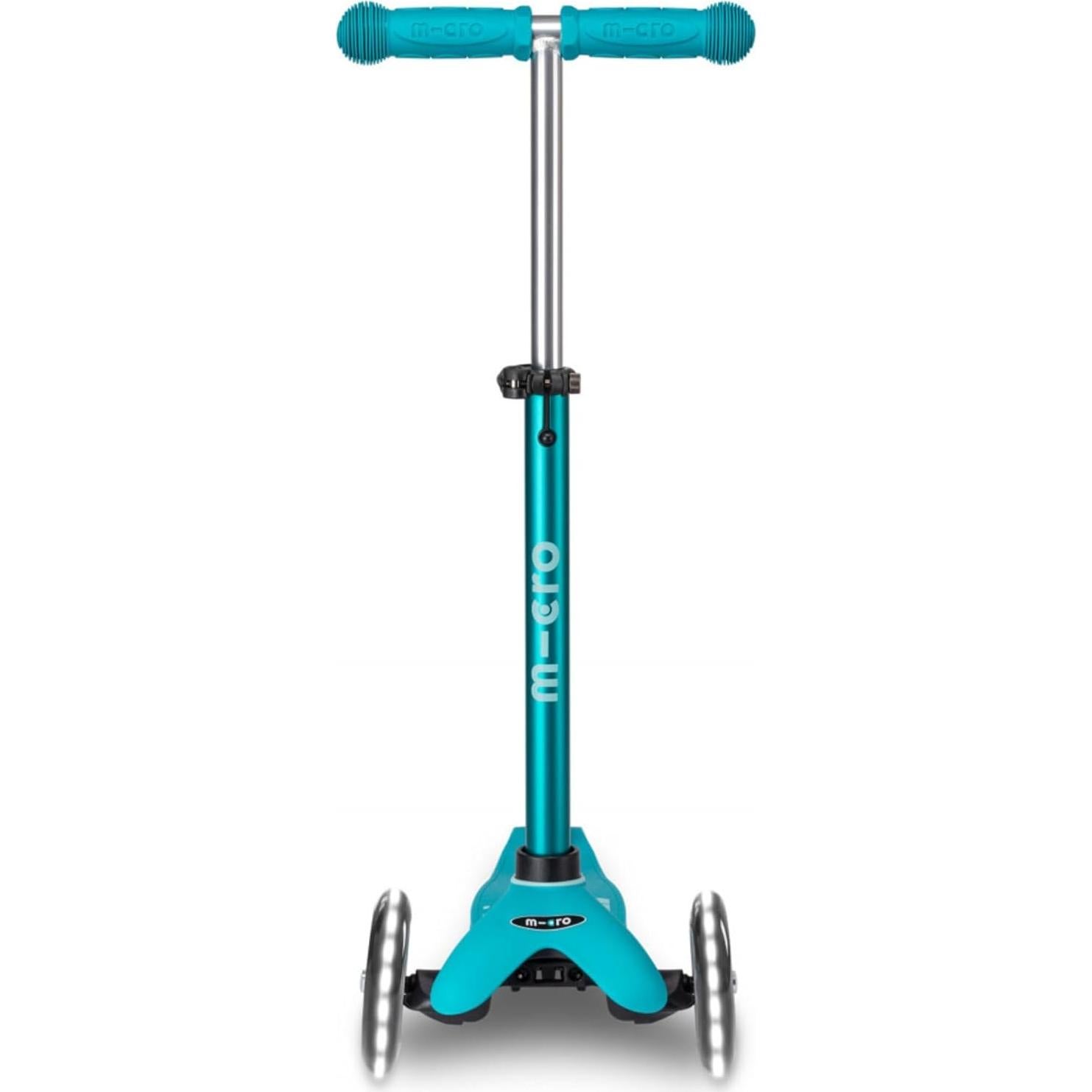 Scooter Infantil Micro Mini Deluxe LED 3 Ruedas Aqua