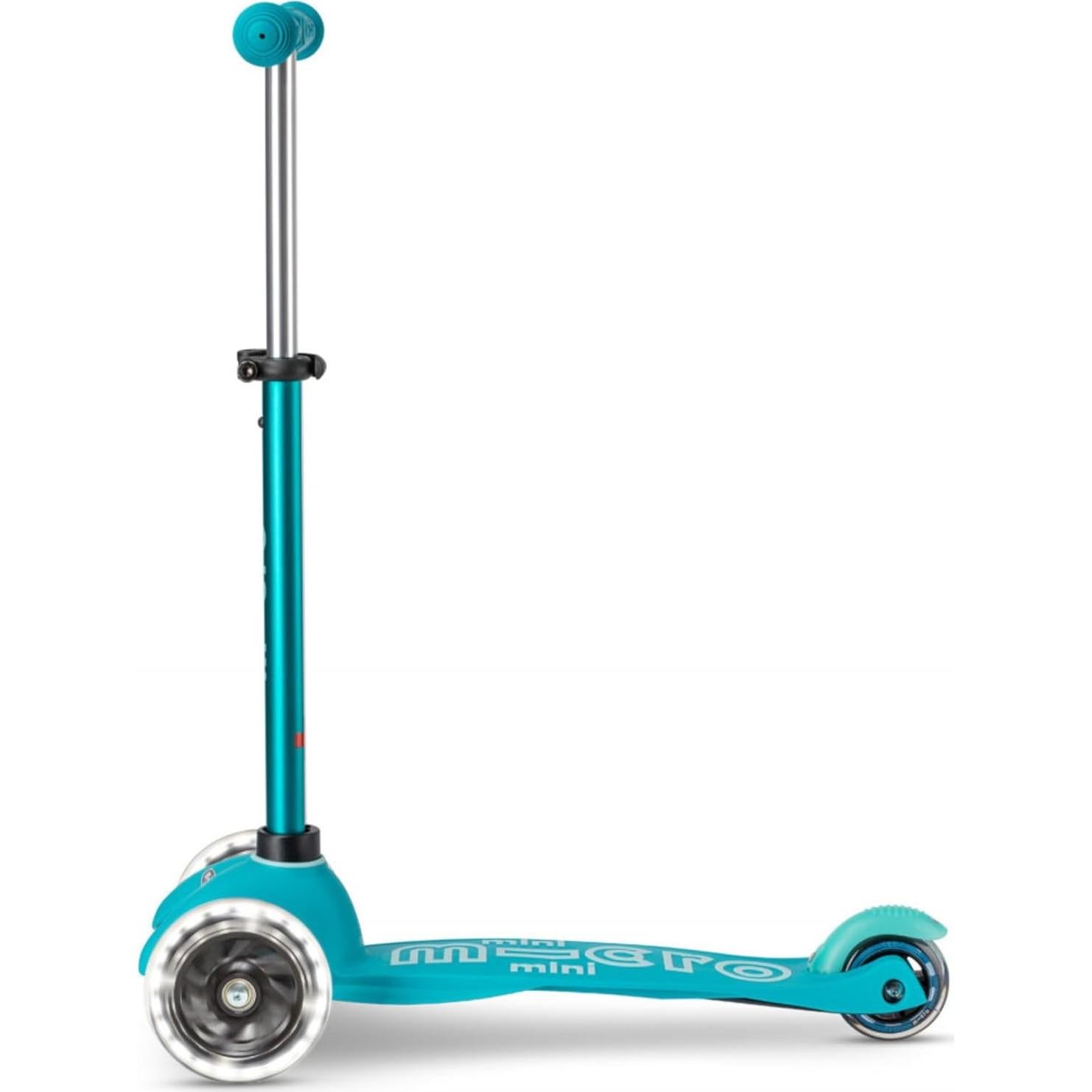 Scooter Infantil Micro Mini Deluxe LED 3 Ruedas Aqua