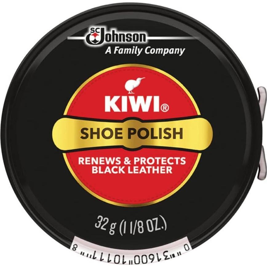 Cera para Zapatos KIWI 34g - Brillo y Protección para Cuero