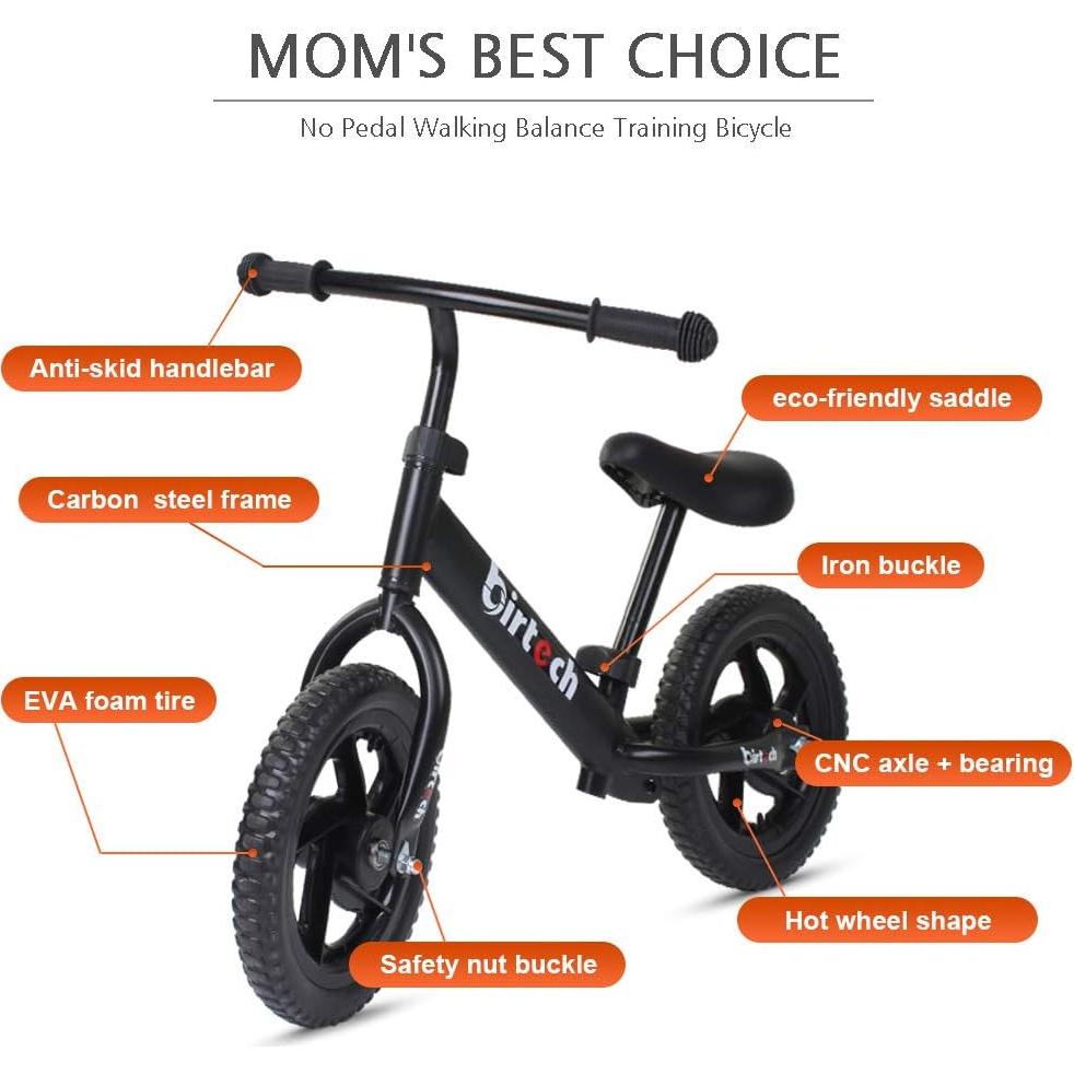 Bicicleta de Equilibrio Birtech 12" Ajustable para Niños