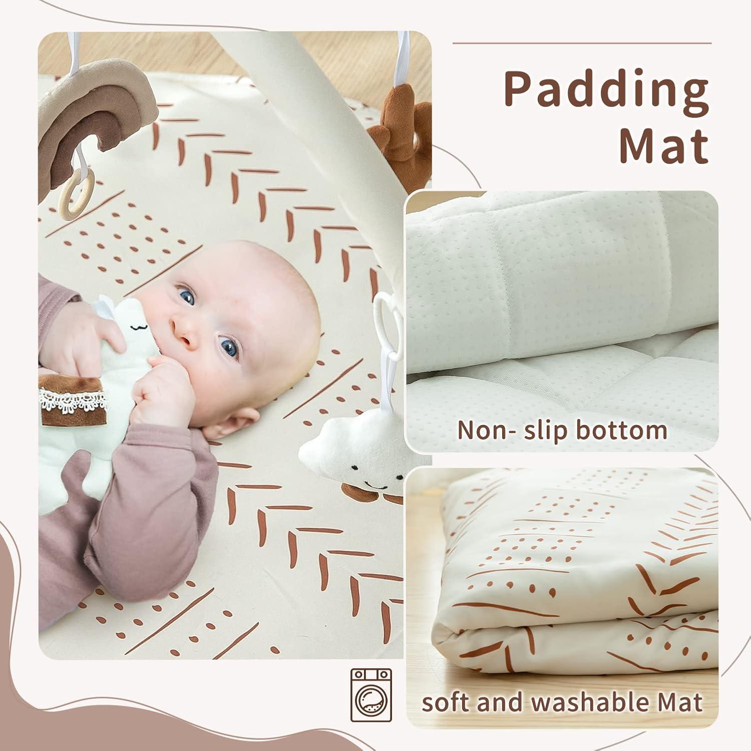 Gimnasio para Bebés Razee con Alfombra y 5 Juguetes