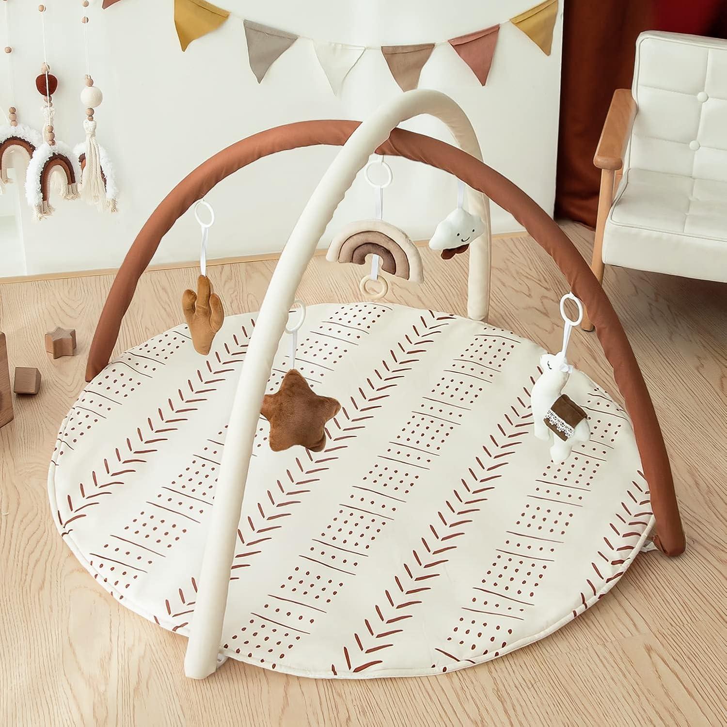 Gimnasio para Bebés Razee con Alfombra y 5 Juguetes