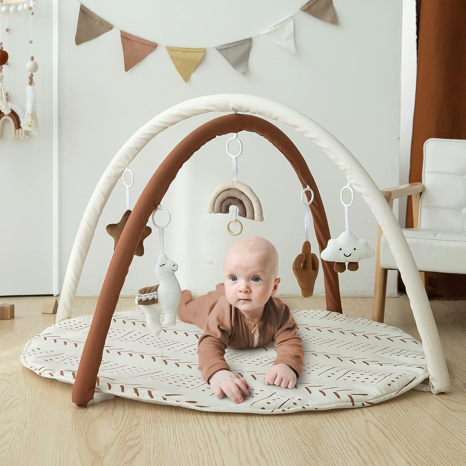 Gimnasio para Bebés Razee con Alfombra y 5 Juguetes