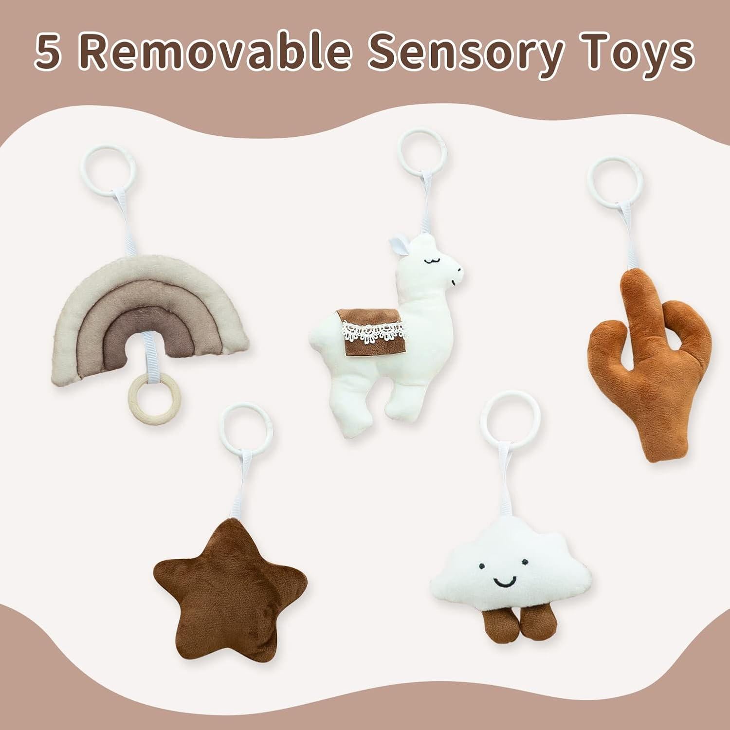 Gimnasio para Bebés Razee con Alfombra y 5 Juguetes