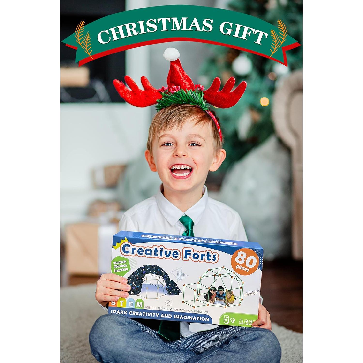 Kit de Construcción de Fortalezas Tiny Land - 80 Piezas - Juguete STEM