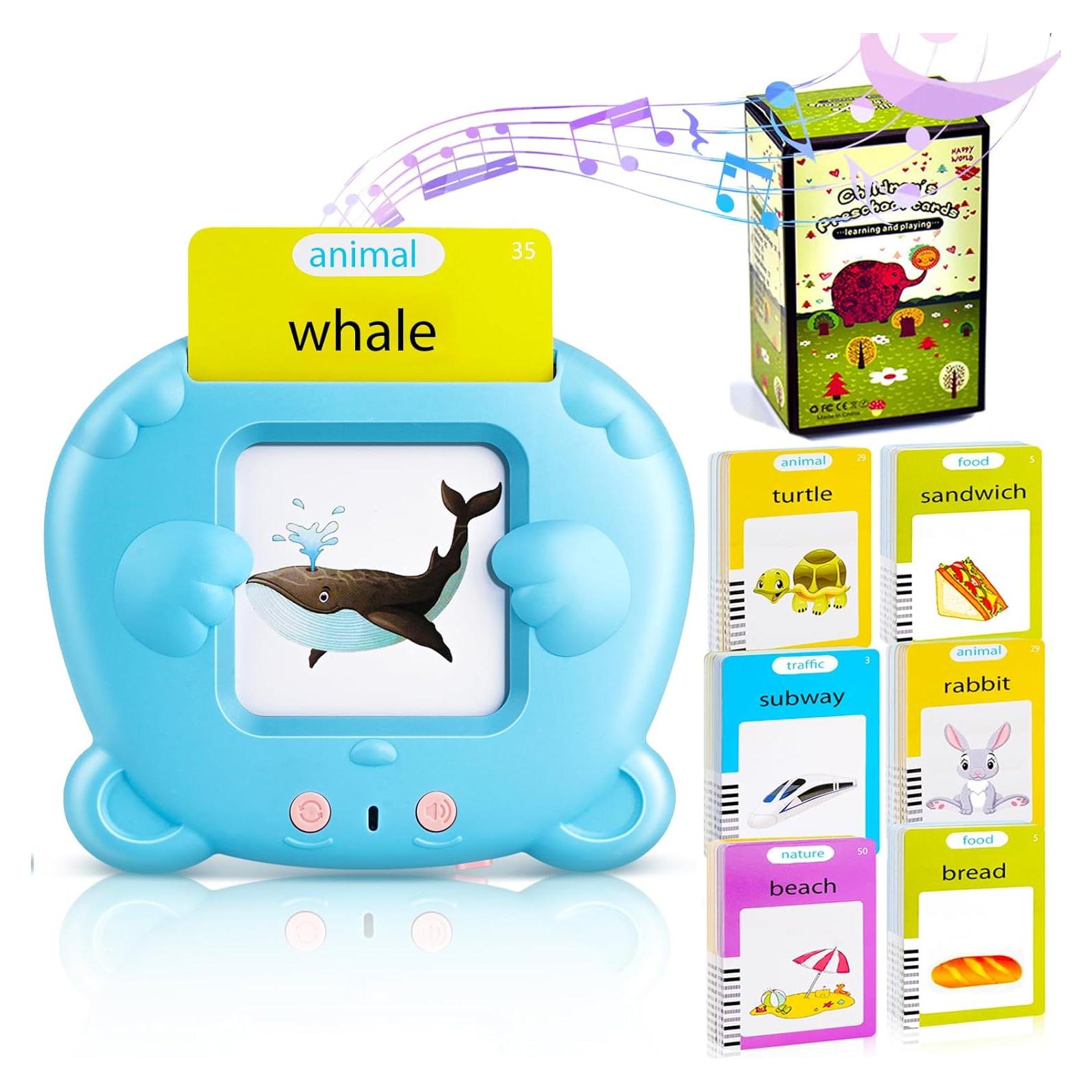 Tarjetas Flash Hablantes AHJ para Niños 1-6 Años - 224 Palabras